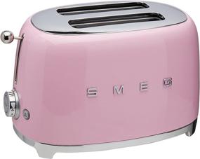 img 2 attached to Stylish Smeg 2-Slice Toaster in Pink with Advanced Toasting Technology