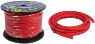 rockville r0g100 red 0 gauge awg 100 foot spool car amp power/ground wire cable logo