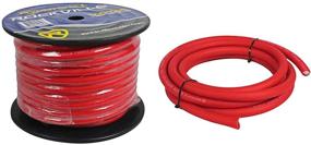 img 4 attached to Rockville R0G100 RED 0 Gauge AWG 100 Foot Spool Car Amp Power/Ground Wire Cable