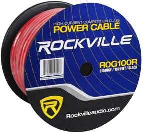 img 2 attached to Rockville R0G100 RED 0 Gauge AWG 100 Foot Spool Car Amp Power/Ground Wire Cable