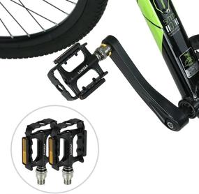 img 2 attached to Lixada Mountain Bike Pedals with Quick Release & Optional Pedal Extender - Enhanced Cycling Performance!