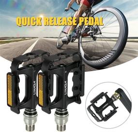 img 3 attached to Lixada Mountain Bike Pedals with Quick Release & Optional Pedal Extender - Enhanced Cycling Performance!