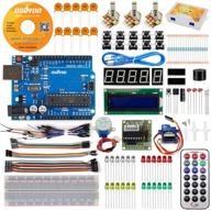 📟 osoyoo arduino compatible controller board with usb cable for uno r3, featuring sample projects and arduino ide programming logo