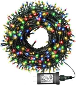 img 4 attached to 🎄 YEGUO 200 LED Christmas Lights Outdoor Waterproof, Multicolor Christmas Tree Lights Indoor, 8 Modes 66ft Green Wire Twinkle String Lights Plug in for Xmas Holiday" --> "YEGUO 200 LED Christmas Lights Outdoor Waterproof, Multicolor Tree Lights Indoor, 8 Modes 66ft Green Wire Twinkle String Lights Plug in for Xmas Holiday