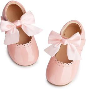 img 4 attached to Stylein Toddler Ballerina Wedding Princess Girls' Shoes