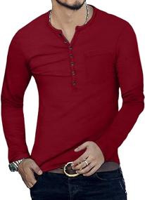 img 3 attached to YTD Fashion Casual Sleeve T Shirts: Trendy Men's Clothing and Shirts for Any Occasion
