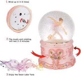 img 1 attached to 🩰 Enchanting Septwonder Ballerina Snow Globes and Musical Figurines: Graceful Delights for Any Decor