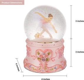 img 3 attached to 🩰 Enchanting Septwonder Ballerina Snow Globes and Musical Figurines: Graceful Delights for Any Decor