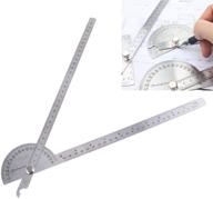 origlam stainless 0 180°angle protractor craftsman logo