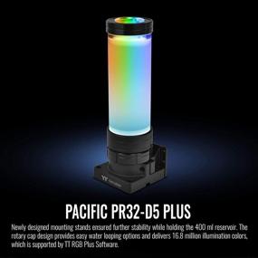 img 3 attached to Термальный насос/резервуар Thermaltake Pacific PR32-D5 Plus RGB с 16,8 миллионами цветовых вариантов - совместим с TT RGB Plus, Alexa и Razer Chroma (CL-W280-PL00SW-A)