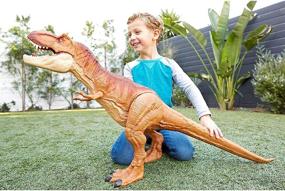 img 2 attached to 🦖 Colossal Tyrannosaurus Dinosaur from Jurassic World