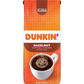 img 4 attached to ☕ Dunkin' Hazelnut Flavored Ground Coffee, 12 oz – Enhance Your Daily Brew!