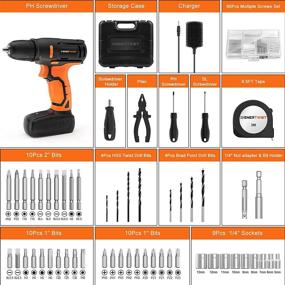 img 3 attached to 🔌 Cordless Keyless Drilling by Enertwist: Electric Power for Effortless Performance