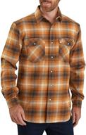 👔 carhartt men's long sleeve copper large shirt – reliable and stylish men's clothing logo