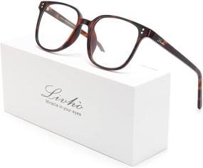 img 4 attached to 👓 Очки Livho для блокировки синего света: модные оправы для мужчин и женщин, предотвращающие усталость глаз при компьютерном гейминге.