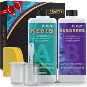 img 4 attached to 🎨 DR CRAFTY 64oz Clear Epoxy Resin Kit - Ideal for Jewelry Making, Crystal Clear Resin, Art Resin, Tumblers | Complete Epoxy Resin Kit: High-Quality Resin for Tumblers, Art, Jewelry, Resin Molds