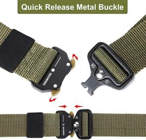 img 1 attached to 👑 Ultimate KingMoore Tactical Military Heavy Duty Quick Release Men's Accessories for Superior Performance