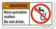 🚰 enhanced safety with non potable water smartsign aluminum - a reliable warning solution logo