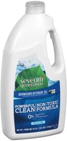 img 1 attached to 🍽️ 42 oz Seventh Generation Auto Dish Gel - Free &amp; Clear - 2 pk