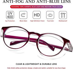 img 3 attached to 👓 AIEYEZO Glasses: Ultimate Protection Against Fog and Blue Light