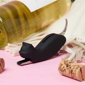 img 2 attached to 🍷 TrueZoo Allie Cat Double Hinged Corkscrew: Novelty Wine Key & Waiter’s Corkscrew 4.25x2.5x1 – Buy Now!