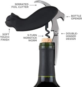 img 3 attached to 🍷 TrueZoo Allie Cat Double Hinged Corkscrew: Novelty Wine Key & Waiter’s Corkscrew 4.25x2.5x1 – Buy Now!