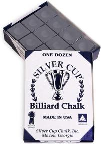 img 3 attached to Enhance Your Billiard Game with SILVER CUP Charcoal Billiard Chalk - ONE DOZEN