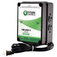 🌞 titan controls hgc702820 classic series helios 11, 4-light controller - 240v, black: efficient light control with trigger cord logo