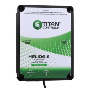 img 3 attached to 🌞 Titan Controls HGC702820 Classic Series Helios 11, 4-Light Controller - 240V, Black: Efficient Light Control with Trigger Cord