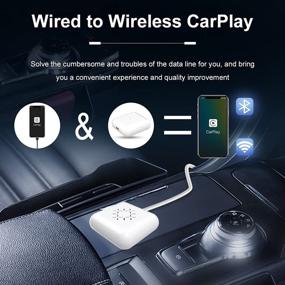 img 1 attached to Мини-адаптер Carlinkit для беспроводного Carplay с улучшенным Wi-Fi 5 и внутренним оборудованием.