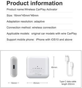 img 2 attached to Мини-адаптер Carlinkit для беспроводного Carplay с улучшенным Wi-Fi 5 и внутренним оборудованием.