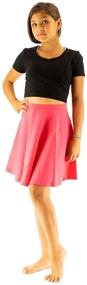 img 4 attached to Vivians Fashions Turquoise Cotton Skirts for Girls - Stylish Clothing in Skirts & Skorts