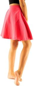 img 3 attached to Vivians Fashions Turquoise Cotton Skirts for Girls - Stylish Clothing in Skirts & Skorts