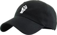 👊 vintage distressed black power fist baseball cap celebrating black history month logo