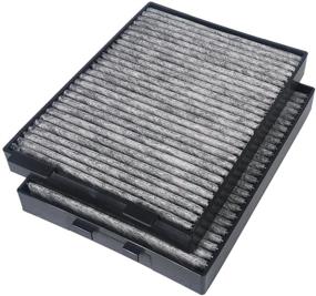 img 4 attached to 🔍 HIFROM Cabin Dust Air Filter Activated Charcoal Carbon Replacement for 5 Series E39 - Enhance Air Quality & Filter Efficiency (Pack of 2)