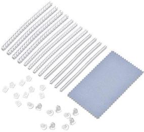 img 3 attached to 💍 Ring Size Adjuster Set - Clear Ring Guards for Loose Rings | Perfect for Wedding Rings | 12 Pcs Sizer and Earring Safety Backs (2mm/3mm/4mm)