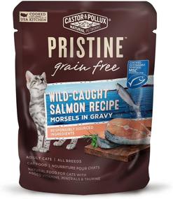 img 4 attached to 🐱 24-Pack of 3 oz. Pouches: Castor &amp; Pollux Pristine Grain Free Morsels in Gravy Wet Cat Food