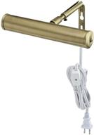 💡 enhance your artwork with westinghouse lighting 7505200 7-inch slimline picture light in antique brass логотип