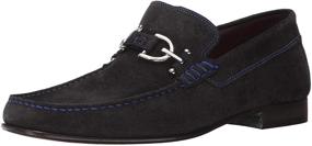 img 4 attached to Donald Pliner Dacio Suede Slip-On: Versatile and Stylish in Black - Size 10.5