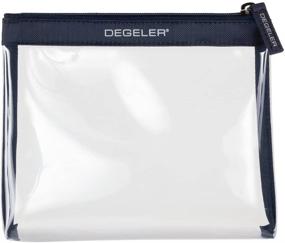 img 4 attached to 🧳 DEGELER TSA Approved Clear Travel Toiletry Bag for Carry On Luggage - Blue