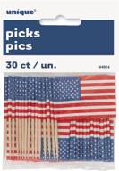 unique 4914 american flag toothpicks logo
