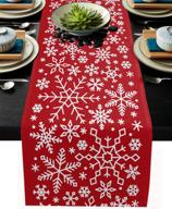 ezon ch christmas snowflake washable farmhouse логотип