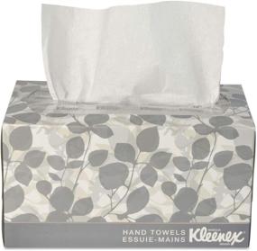 img 1 attached to 🧻 Kimberly Clark 01701 Kleenex Luxury Hand Towels: 120 Sheets/Box, 2 Packs - Pop-Up White Towels