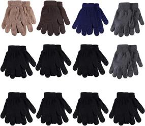 img 4 attached to 🧤 Gelante Knitted Wholesale Pairs 9905 Black 12 Men's Gloves & Mittens: Affordable and Stylish Accessories for Men