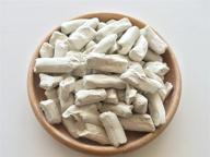 превосходные 113 г (4 унции) белые кусочки съедобной глины - натуральные и безопасные для употребления логотип