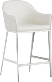 img 4 attached to Sunpan 102529 Counter Stools White