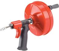 🌀 ridgid gidds-813340 41408 power spin autofeed drain cleaner with maxcore cable and bulb drain auger - eliminate stubborn drain clogs logo