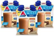 🍌 atkins chocolate banana protein shake | b vitamin enriched and high-quality protein | real fruit infused | keto-friendly and gluten-free | 11 fl oz (pack of 12) logo