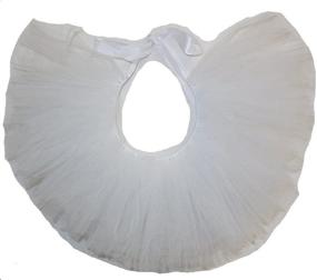 img 1 attached to 🐾 Pawpatu USA Handmade White Tulle Tutu for Dogs