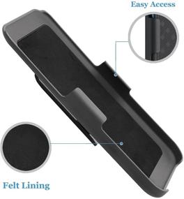 img 1 attached to Fingic Compatible Holster Kickstand Shockproof Cell Phones & Accessories